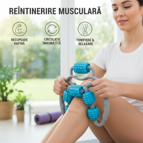 Roller de Masaj Portabil 3D