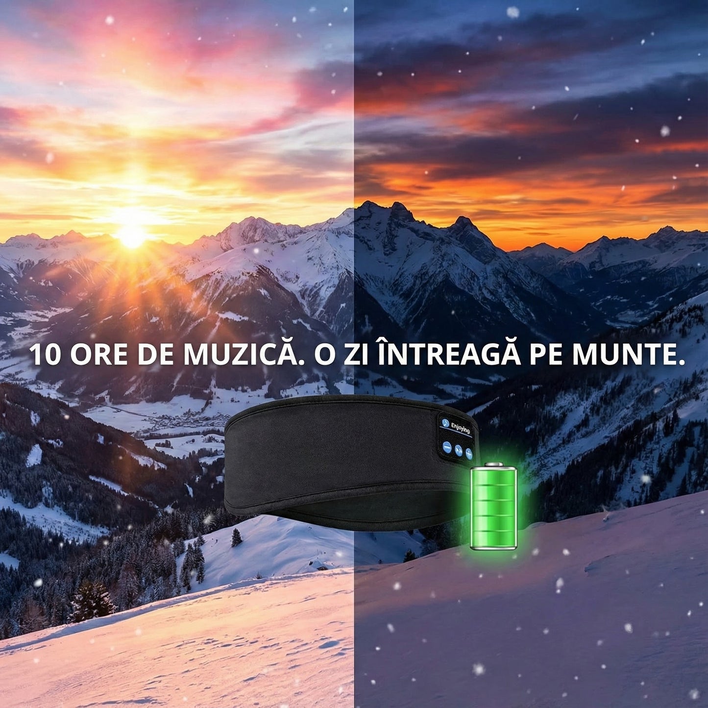 Bandană Inteligentă cu Bluetooth & Microfon